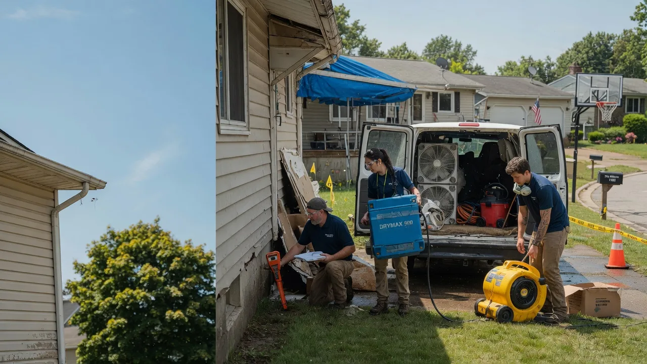 Ceiling Leak Cleanup in Hubbard Lake, MI near me